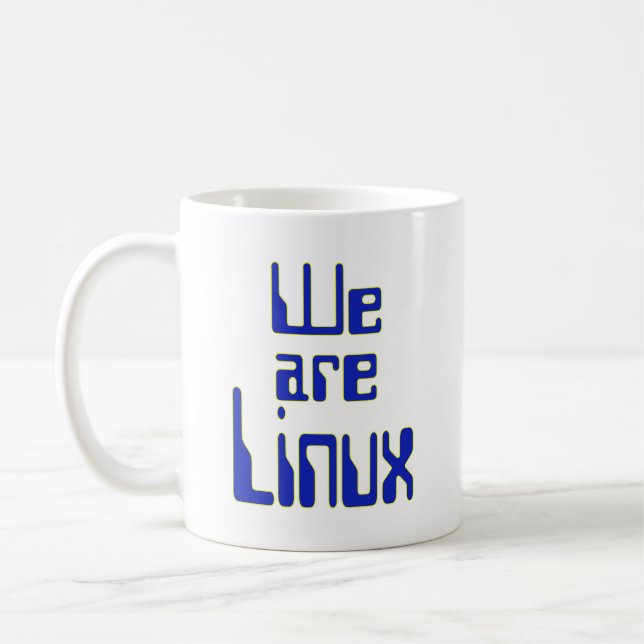 Vi är Linux Kaffemugg (Vänster)