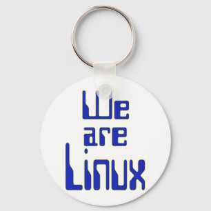Vi är Linux Nyckelring