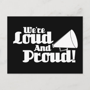 Vi är Loud och Proud! Vykort