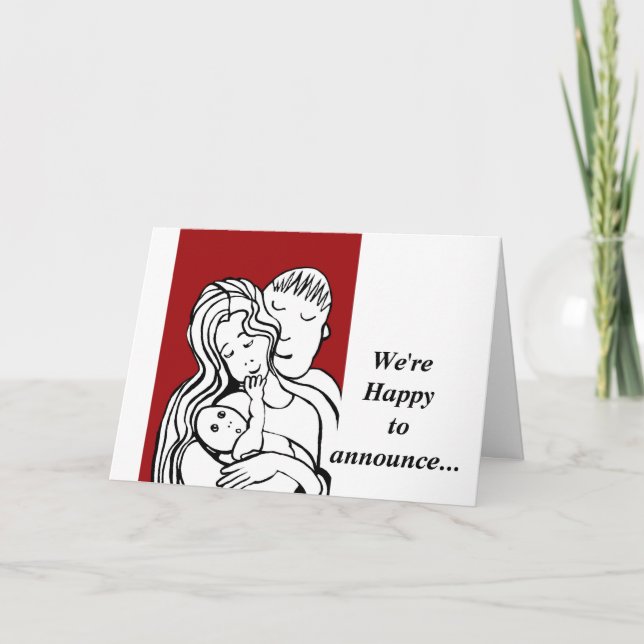 Vi är lycklig för att meddela den säkra ankomsten  meddelande (Framsida)