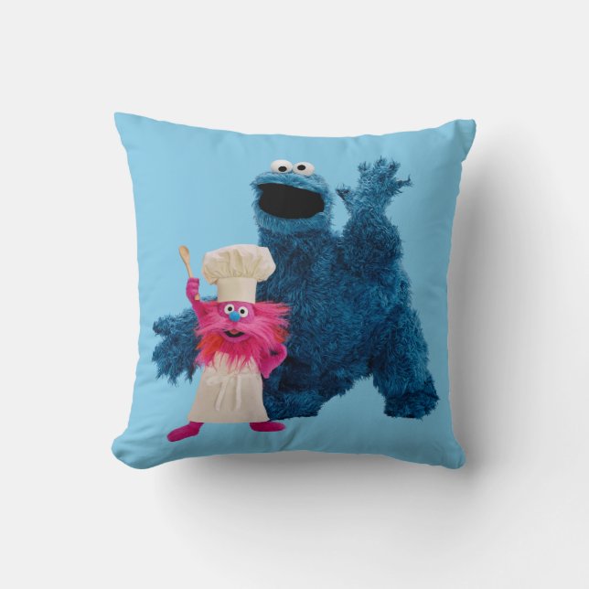 Vi är matglada | Klassisk Pose Kudde (Framsida)