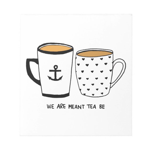 Vi är Meda Tea Be Anteckningsblock (Framsida)