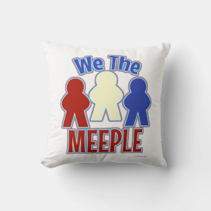 Vi är Meeple Gamer Stil Kudde