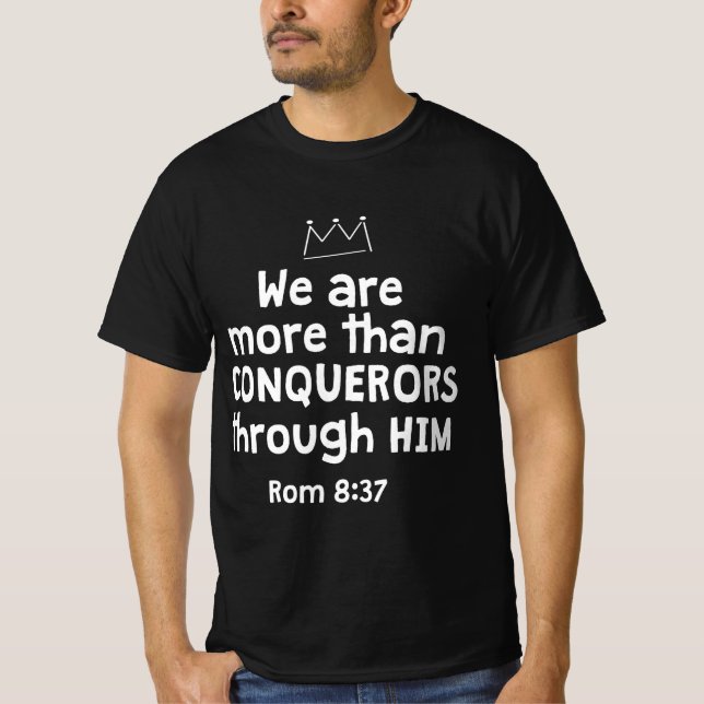 VI ÄR MER ÄN KVINNOR GENOM HIM ROM 8 37 T SHIRT (Framsida)