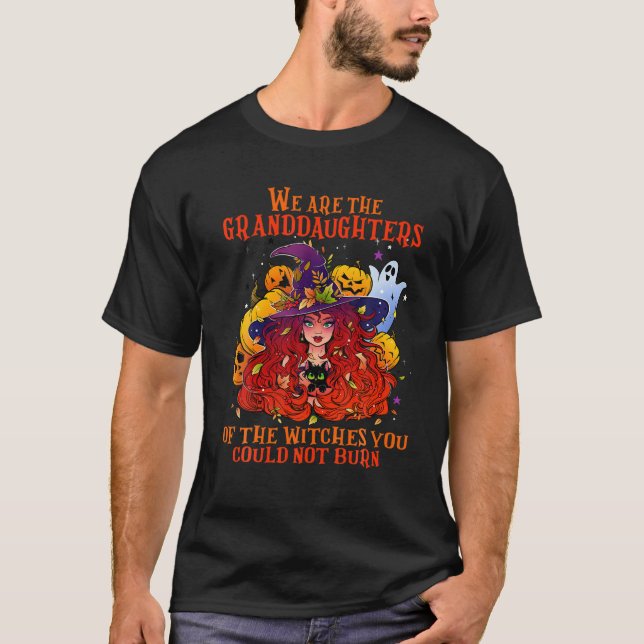 Vi är morrdöttrarna på de häxor du kan. t shirt (Framsida)