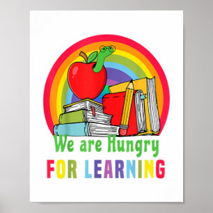 Vi är mycket Hungriga vattenpelarlärare för inlärn Poster