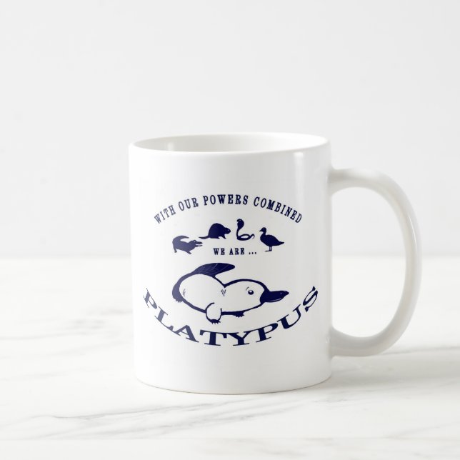 Vi är näbbdjur kaffemugg (Höger)