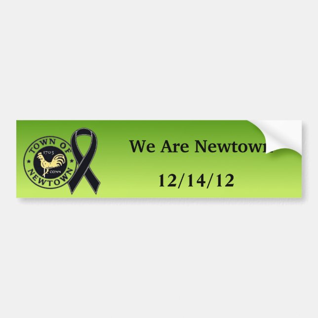 Vi är Newtown Tribute Bildäckslapp Bildekal (Framsidan)