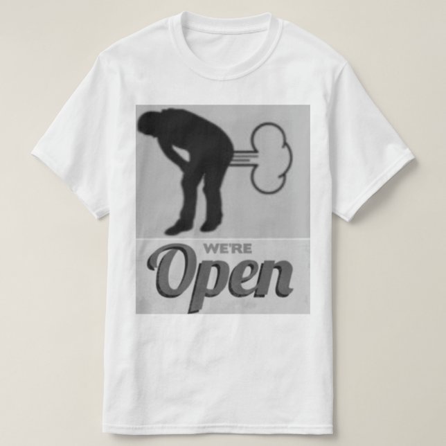 Vi är öppna t shirt (Design framsida)
