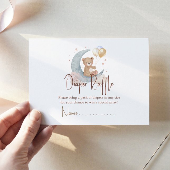 Vi är över Måne Nallens dykare Raffle Anteckningskort (Skapare uppladdad)