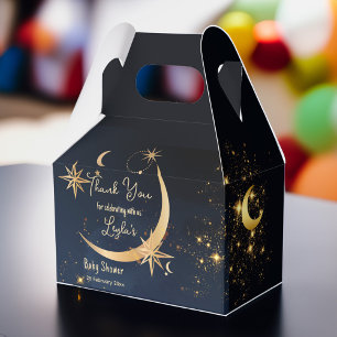 Vi är över Måne-stjärnan Baby Shower Presentaskar