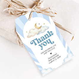 Vi är över månen Baby Shower Favor Taggar Presentetikett