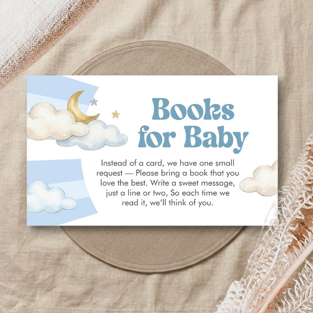 Vi är över månen Babyshowerböcker för bebis Tilläggskort (Over the Moon Baby Shower Books for Baby)
