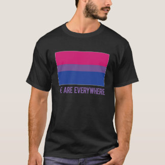 Vi är överallt (bisexuell) tee