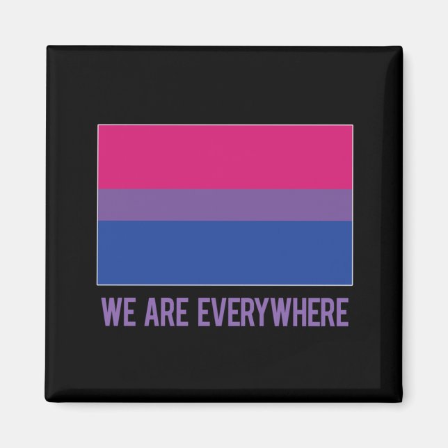 Vi är överallt magnet (bisexuell) (Framsidan)