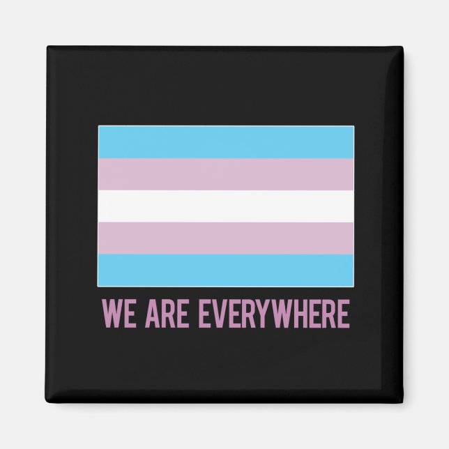 Vi är överallt magnet (transgender) (Framsidan)