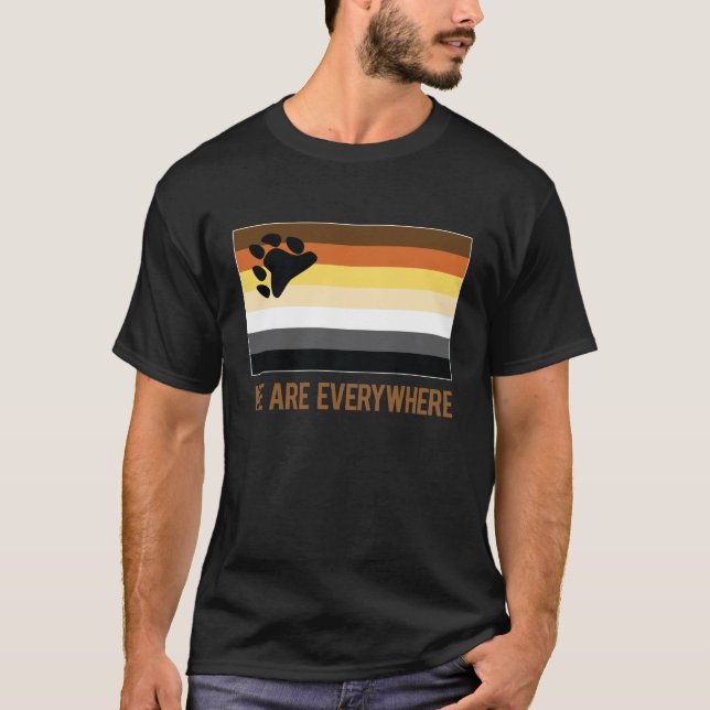Vi är överallt skjortan (björnen) t-shirt (Framsida)