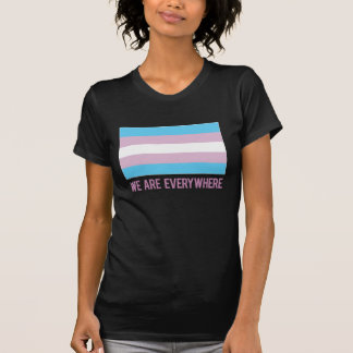 Vi är överallt skjortan (transgenderen) tee shirt