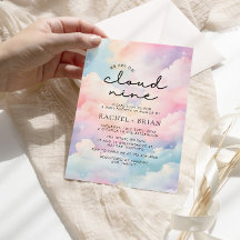 Vi är på Cloud 9 Baby Shower