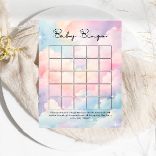 Vi är på Cloud Nine Baby Bingo Baby Shower-spel