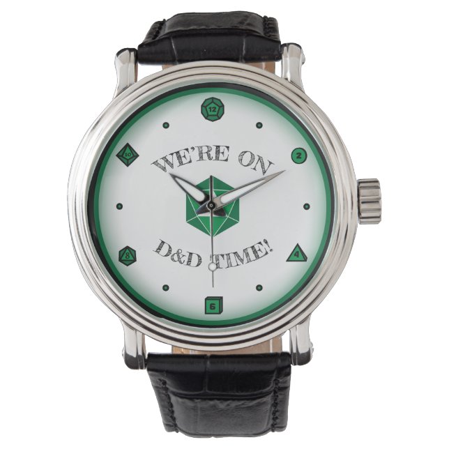 Vi är på D&D-GRÖNTEN Armbandsur (Framsida)