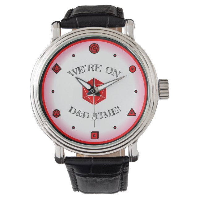 Vi är på DND-tid - RED eWatch Watch Watch Armbandsur (Framsida)
