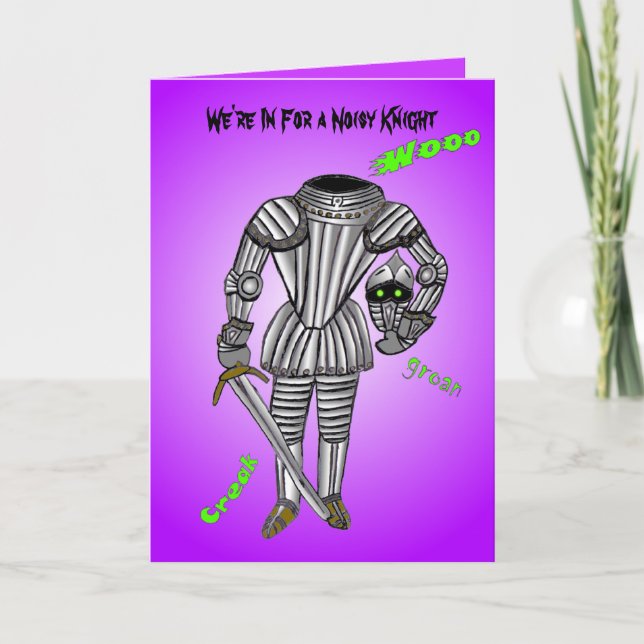 Vi är på för en högljudd kväll kort (Framsida)