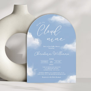 Vi är på inbjudan till Cloud 9 Blue Baby Shower