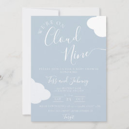 Vi är på inbjudan till molnet Nine Baby Shower