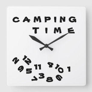 "VI ÄR PÅ *KAMPTID* MED DEN HÄR COOLAN CLOCK FYRKANTIG KLOCKA