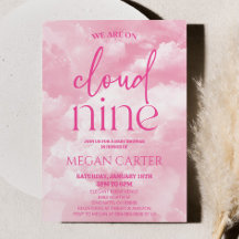 Vi är på molnet Nine Rosa Clouds Baby Shower