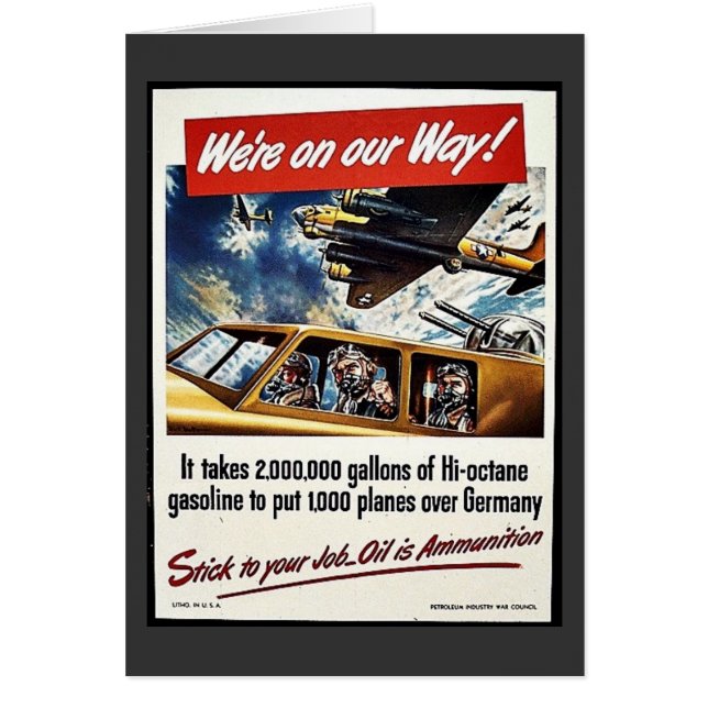 Vi är på vårt långt hälsningskort (Framsidan)