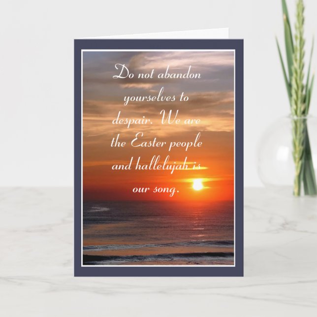 Vi är Påsk. Helgkort (Framsida)