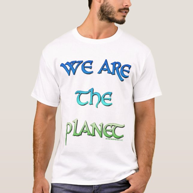 Vi är planetT-tröja T Shirt (Framsida)