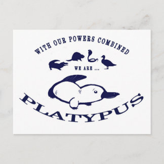 Vi är Platypus Vykort