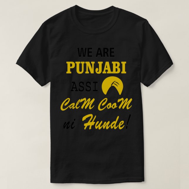 VI ÄR PUNJABI T SHIRT (Design framsida)