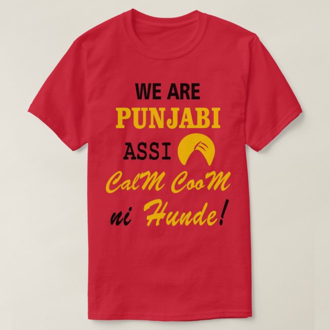 VI ÄR PUNJABI T SHIRT (Design framsida)