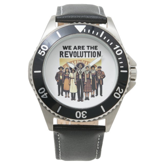 Vi är revolution armbandsur (Framsida)