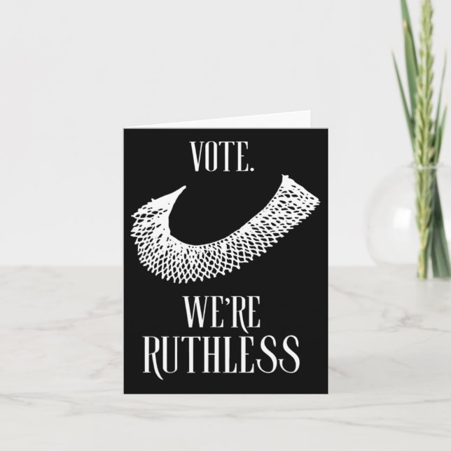 Vi är Ruthless Womens Höger Kort (Framsida)