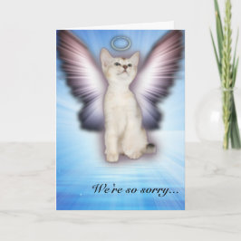 Vi är så ledsna - Cat Sympathy - Group Kort