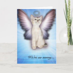 Vi är så ledsna - Cat Sympathy - Group Kort