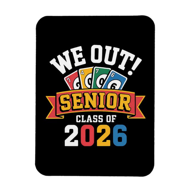 Vi är seniorklassen 2026 magnet (Vertikal)