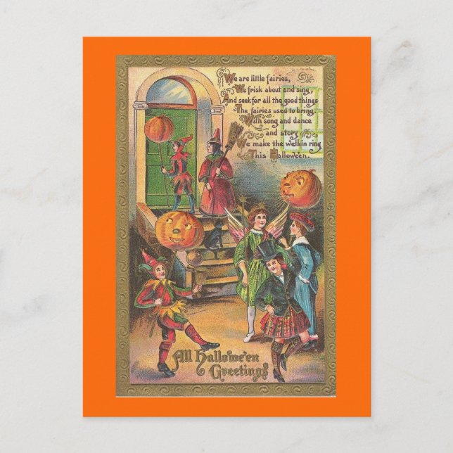 Vi är små Älvor Vykort (Framsida)