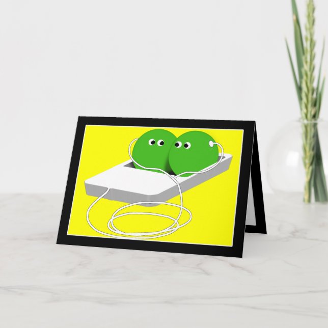 Vi är som två ärter i en Pod Kort (Framsida)