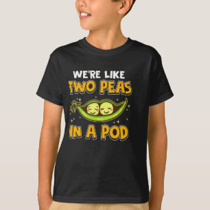 Vi är som två ärter i en Pod, romsk mat Pu T Shirt