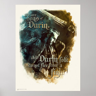 Vi är sons of Durin Poster