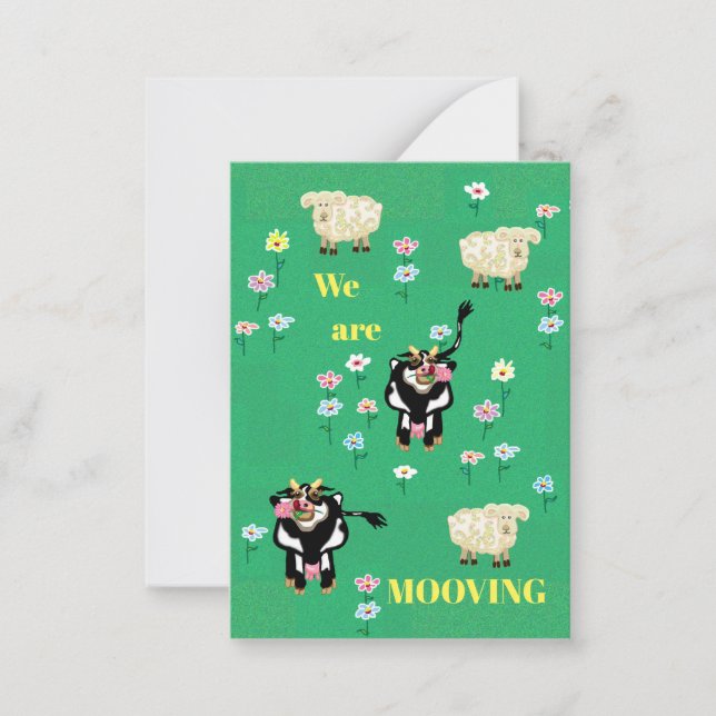 Vi är söta. anteckningskort (Framsida)