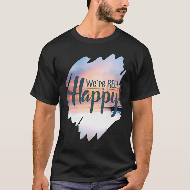 Vi Är Spelade Glada Fiskar Vi Är Spelade Glada Fis T Shirt (Framsida)