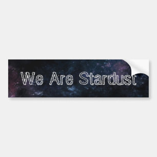 Vi är Stardust Bumper Stickers Bildekal