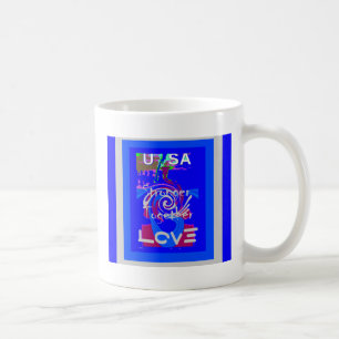 Vi är starkare tillsammans med Kärlek Kaffemugg
